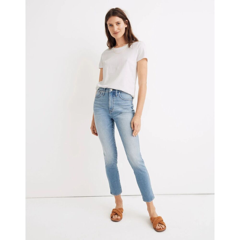 Madewell 10" High-Rise Skinny Crop Jeans in Horne Wash Size 27